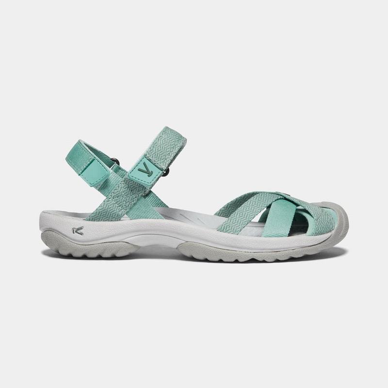 Keen Bali Strap Womens Sandals Green Discount (4072-KNUYJ)